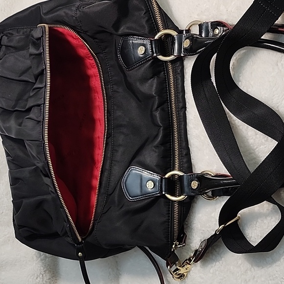 MZ WALLACE Belle Bedford Nylon Tote Handbag Medium Size Purse Zippers Black - Picture 14 of 16